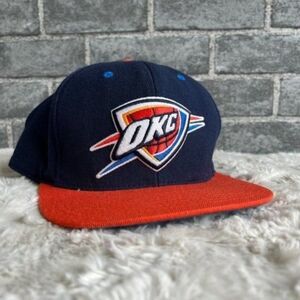 Mitchell & Ness OKC Oklahoma City Thunder Flat Bill Fitted Hat